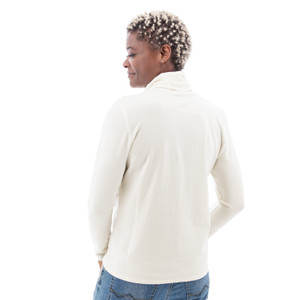 Mariela Organic Turtleneck studio back