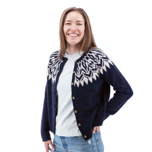 Alani Fair Isle Cardigan studio alt1