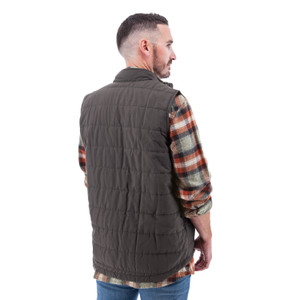 Jameson Recycled Quilted Vest studio back
