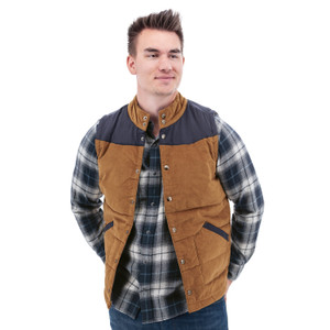 Reese Quilted Cord Vest studio
