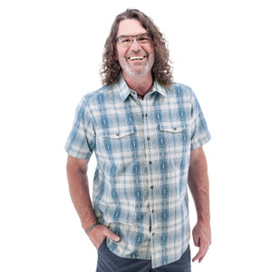 Liam Organic Cotton Snap Button Shirt studio