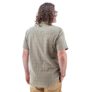Liam Organic Cotton Snap Button Shirt studio back
