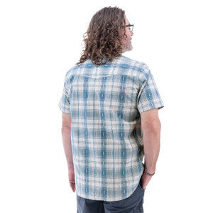 Liam Organic Cotton Snap Button Shirt studio back