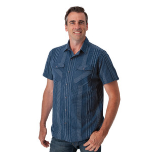 Liam Organic Cotton Snap Button Shirt studio