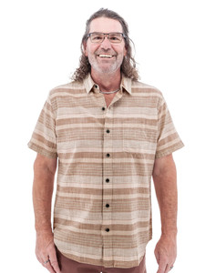 Hawke Organic Cotton Striped Shirt studio