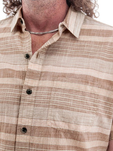 Hawke Organic Cotton Striped Shirt studio alt 2