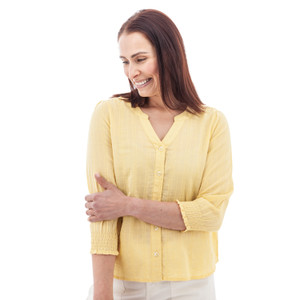 Anna Smocked Sleeve Blouse studio