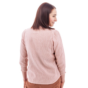 Anna Smocked Sleeve Blouse studio back