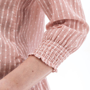 Anna Smocked Sleeve Blouse studio alt3