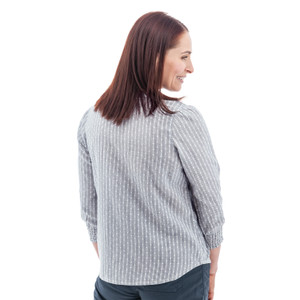 Anna Smocked Sleeve Blouse studio back