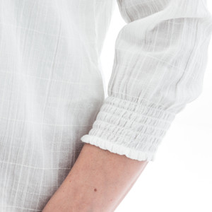 Anna Smocked Sleeve Blouse studio alt2