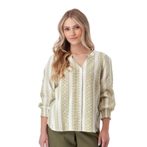 Anna Smocked Sleeve Blouse studio