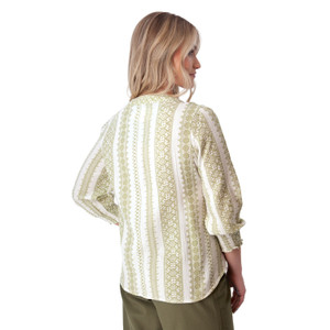Anna Smocked Sleeve Blouse back