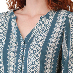 Anna Smocked Sleeve Blouse alt2