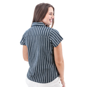 Aubrey Organic Camp Shirt studio back