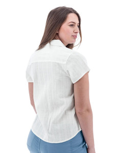 Aubrey Organic Camp Shirt studio back