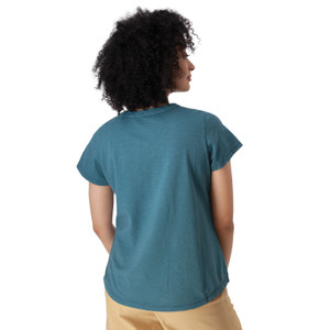 Layla Organic Cotton V-Neck Tee back