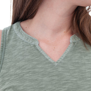 Layla Organic Cotton Tank Top studio alt2