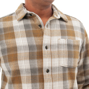 Miles Heavyweight Organic Flannel Shirt studio alt 2