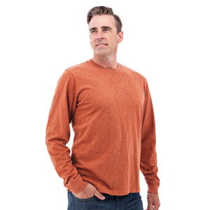 Kayce Organic Long Sleeve Crewneck T-Shirt studio