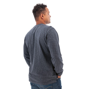 Kayce Organic Long Sleeve Crewneck T-Shirt studio back