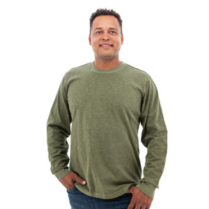 Kayce Organic Long Sleeve Crewneck T-Shirt studio