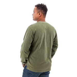 Kayce Organic Long Sleeve Crewneck T-Shirt studio back
