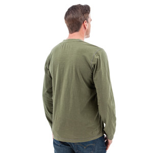 Dominic Organic Cotton Henley studio back
