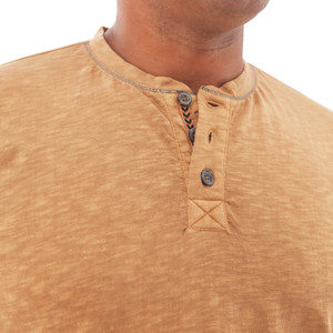 Dominic Organic Cotton Henley studio alt 2