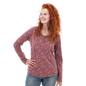 Skyla Organic Floral Henley studio alt 1