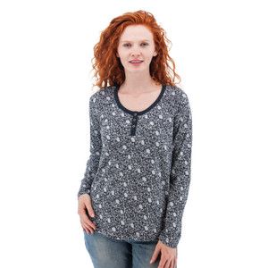 Skyla Organic Floral Henley studio alt 1
