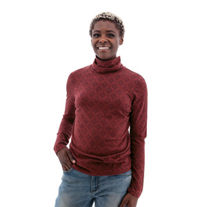 Mariela Organic Geo Print Turtleneck studio