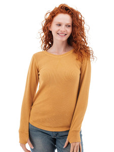 Cyndi Waffle Knit Cowl Neck studio alt 1