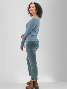 Jenson Waffle Knit Top studio back