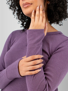 Jenson Waffle Knit Top studio alt2