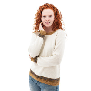 Teigen Contrast Fair Isle Sweater studio