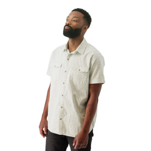 Rydell Pearl Snap Check Shirt Green alt 1