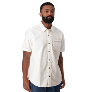 Daxton Spread Collar Shirt White alt 1