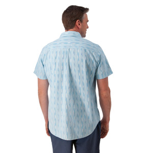 Hawke Organic Cotton Shirt Blue Skies back