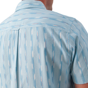 Hawke Organic Cotton Shirt Blue Skies back detail