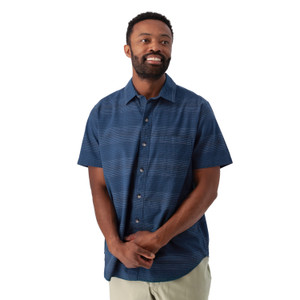 Hawke Organic Cotton Shirt Dark Blue alt 1