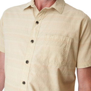 Hawke Organic Cotton Shirt Pistachio detail