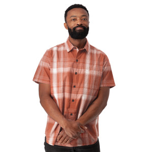 Hawke Organic Cotton Shirt Potters Clay Red alt 1