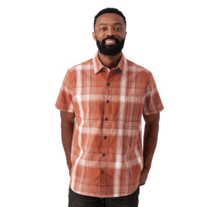 Hawke Organic Cotton Shirt Potters Clay Red