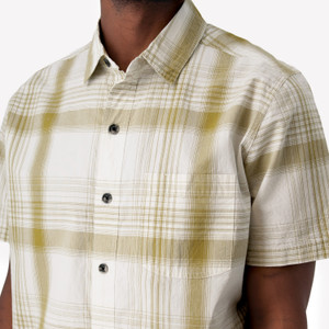 Hawke Organic Cotton Shirt Khaki detail