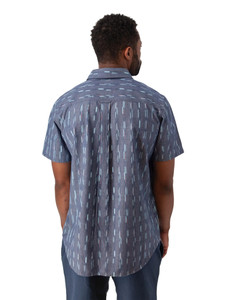 Hawke Organic Cotton Shirt Midnight Blue back