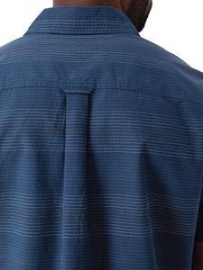 Hawke Organic Cotton Shirt Dark Blue detail
