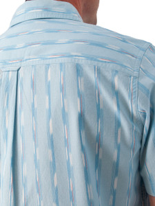 Hawke Organic Cotton Shirt Blue Skies back detail