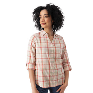 Plumas Y-Neck Shirt Pink