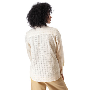 Jaylin Eyelet Long Sleeve Antique White back